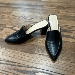 Adrienne Vittadini Heeled Block Mules